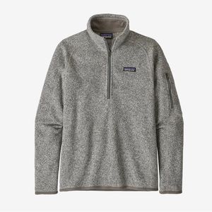 EUC Patagonia Better Sweater 1/4 Zip in Birch White